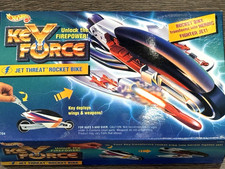 Vintage 1992 Hot Wheels Key Force Jet Threat New Sealed Box Rare Mattel picture