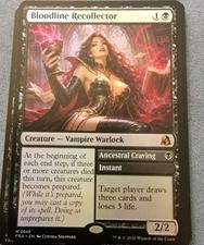 BLOODLINE RECOLLECTOR V2 - FOIL - Custom Art MTG Playtest Card -Commander picture