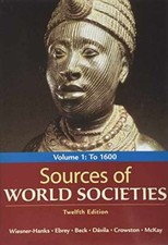 Sources of World Societies, - Paperback, by Wiesner-Hanks Merry E.; - Very Good picture