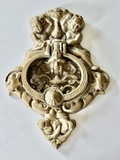 Edwardian Large Brass Door Knocker , Circa 1905 picture
