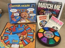 Vintage Game Lot Match Me Computerized Game of Lights Sounds & Music Motor Mouth picture