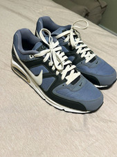 Nike Air Max Gray/Black/White Lace-Up Cushioned Low Top Athletic Sneakers picture