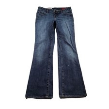 Y2K Express X2 Jeans Womens 6 Slim W10 Low Rise Boot Cut Flare Indie Sleeze picture