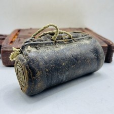 Antique Ethiopian coptic Geez Healing scroll or amulet Leather Case picture