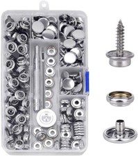 Screw Snap Fastener Stainless Steel Boat Canvas Press Stud Cover Button Kit picture