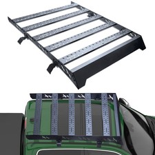 TLAPS For 2020-2026 Silverado/Sierra 2500 Crew Window Frame Roof Rack Basket Blk picture