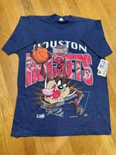 1994 Houston Rockets Taz Vintage 90’s NBA Retro T-Shirt Reprint AN51299 picture