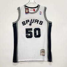 David Robinson #50 Embroidered Black-White Jersey Size:S-2XL picture
