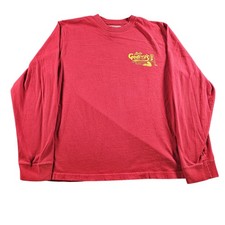 Hollister Co. Shirt Mens Large Red Long Sleeve Lady Godiva Snorkel Y2K Skater picture