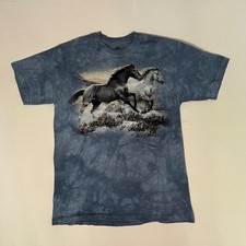 The Mountain Wild Horse Tie Dye T Shirt. New. ' Running Free ' picture