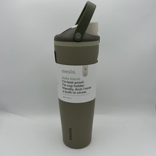 Owala FreeSip 40 oz Insulated Stainless Steel Water Bottle Green New w/ Tags picture