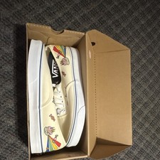 VANS Authentic BIBI White Canvas Lace-Up Sneakers Men’s US 9 picture