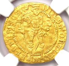 1604 Gold Netherlands West Friesland Gold Ducat Coin 1D - NGC XF Details (EF) picture