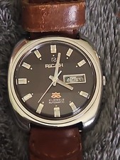 Vintage Ricoh 21J Automatic Day/Date Dial Wrist Watch For Men's picture