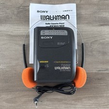 Sony Walkman WM-FX303 AM/FM Cassette Player - New Belt - Reconditioned picture