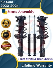 Premium OE Front Struts & Rear Shocks For 2020-2024 Kia Soul Lifetime Warranty picture