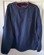 Vintage Polo Golf Ralph Lauren Mens Windbreaker Shoulder & Side Zippers Size XL picture
