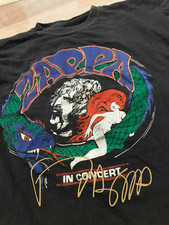 Vintage 70s Frank Zappa Concert T Shirt Short Sleeve Black Unisex S-4XL BSS02 picture
