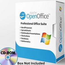 Open Office Software Suite for Windows-CD-Word Processing-Home-Student-Business picture