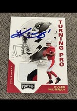 Kyler Murray 2019 Panini Playoff Turning Pro Rookie RC Patch /50 #TP1 Autograph picture