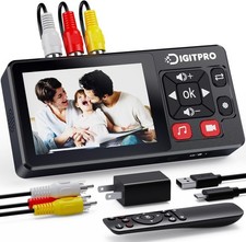 VHS to Digital Converter, 1080P Video to Digital Converter 2.0 Recorder, Remote… picture