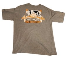Vtg Y2k DrunknMunkey Temple XL Graphic Print T-Shirt Tag Removed picture