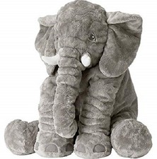 Super Soft Stuffed 24 Inch Floppy Elephant Plush Toy Animal picture