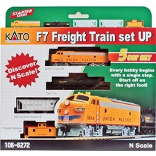 NEW Kato N Train Set F7 Freight UP 106-6272 picture