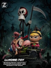 16CM tall Billy and Mandy Resin 3D Print Model Unpainted Unassembled GK Figure picture