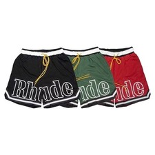 Rhude Men's Breathable Sports Fitness Basketball Shorts Leisure Beach Shorts picture