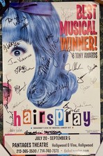 Hairspray 2003 Tour Poster signed by cast MARISSA WINOKUR Pantages Theatre LA 04 picture