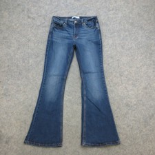Kancan Jeans Women’s Size 29 Blue Flare Stretch Denim High Rise picture