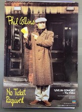 Phil Collins - No Ticket Required Promotional Poster 11” X 17” picture