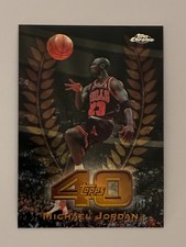 1998 Topps Chrome Basketball Topps 40 Michael Jordan Sharp Shape  picture
