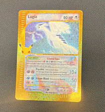 Pokemon TCG Lugia 149/147 Aquapolis Secret Rare Holo 80 HP English 30th Celebrat picture
