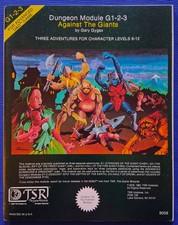 Against The Giants FOLIO Dungeon Module G1-2-3 Gary Gygax AD&D 1981 TSR Inc USA picture