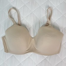 Wacoal Bra Size 36DD WIRELESS 852189 How Perfect Wire Free Tshirt Beige picture