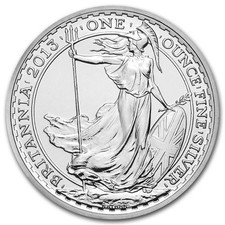 2013 1 oz Lunar Snake Privy British Silver Britannia Coin picture