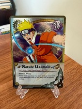 Naruto Uzumaki 1st Edition Stamp Silver Foil Weapons of War CCG picture