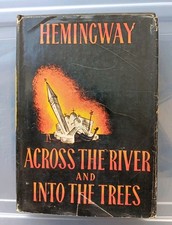 Ernest Hemingway Across the River & Into the Trees HCDJ 1950 1st/2nd $3.00 Flap picture
