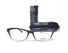 VOGUE VO 5002-B 1880 BLACK CRYSTAL GRADIENT RX EYEGLASSES 54-16-135 MM W/CASE picture