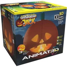 Inflatable Talking Animated Pumpkin Jabberin Jack Built-In Projector and Speaker picture