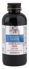 Alclad II ALC-305 Gloss Black Enamel Base Primer Paint 4oz - US Fast Ship picture