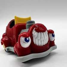 Wendy's Kids Meal Toy CAR-TOONS HOT ROD Pull Back Car Red Convertible 1996 picture