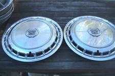 OE vintage pair of 87/88 Cadillac front wheel drive 14 inch wheelcovers # 2051 picture