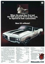 1970 OLDSMOBILE 442 Convertible Indy 500 Pace Car DECORATIVE REPLICA METAL SIGN picture