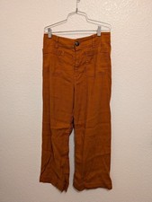 Maeve Anthropologie Colette Pants Orange Size 6 picture