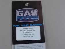 Gas Bowstrings HoyT POWER TEC STRING 52 CONTROL 38 1/2 BUSS 35 3/4 picture