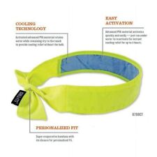 Ergodyne Chill-Its Evaporative Cooling Bandana #6700CT Tie Lime  picture