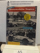 Vintage Automobile Topics Magazine August 1959  picture